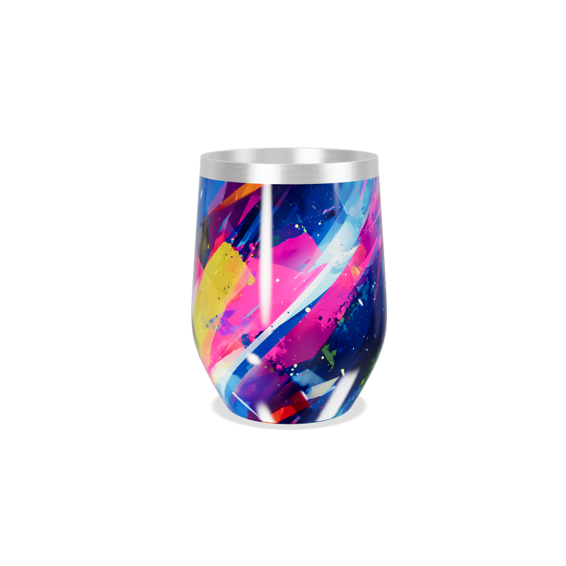 Copo Térmico Slim - Arte Colorida Aço Inox