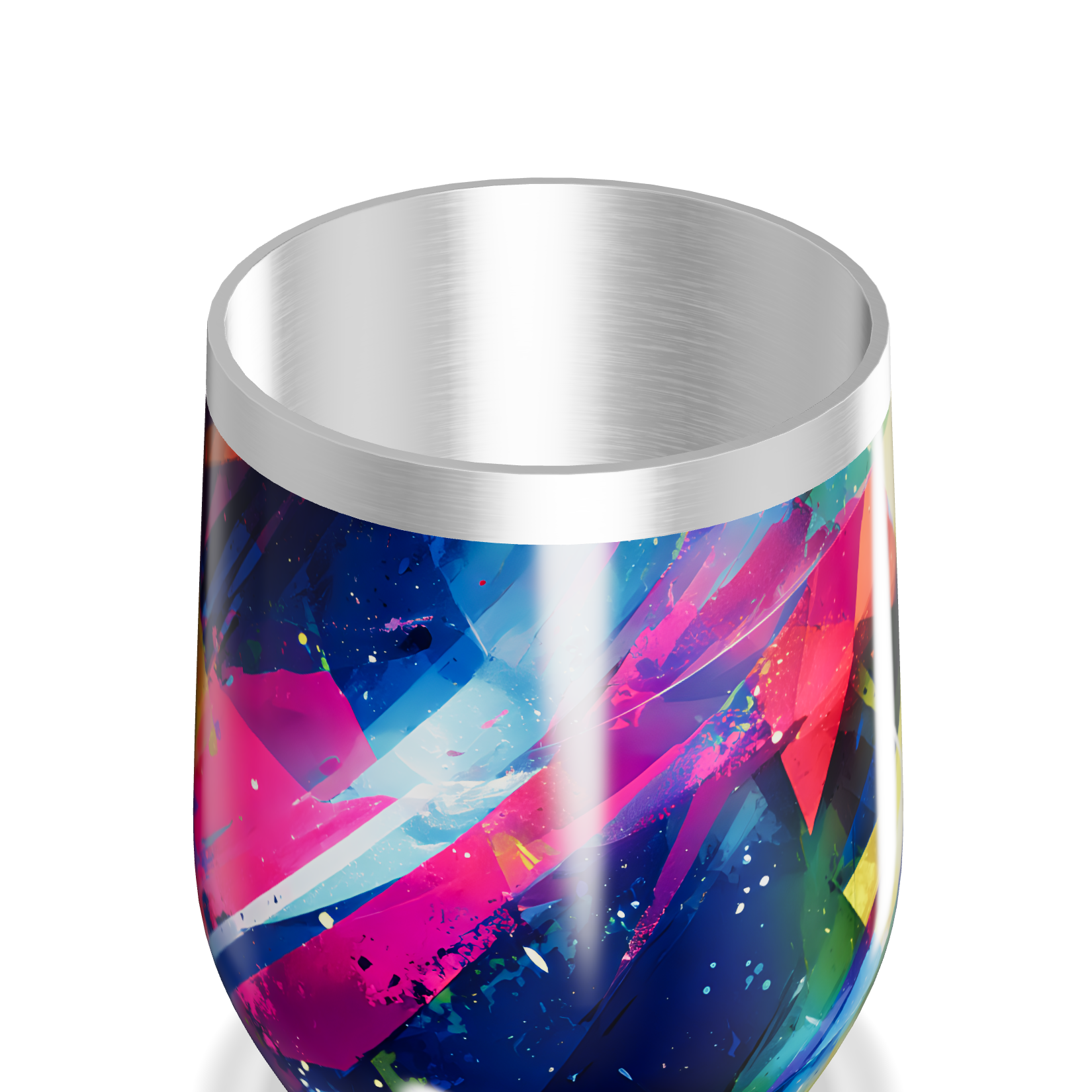 Copo Térmico Slim - Arte Colorida Aço Inox