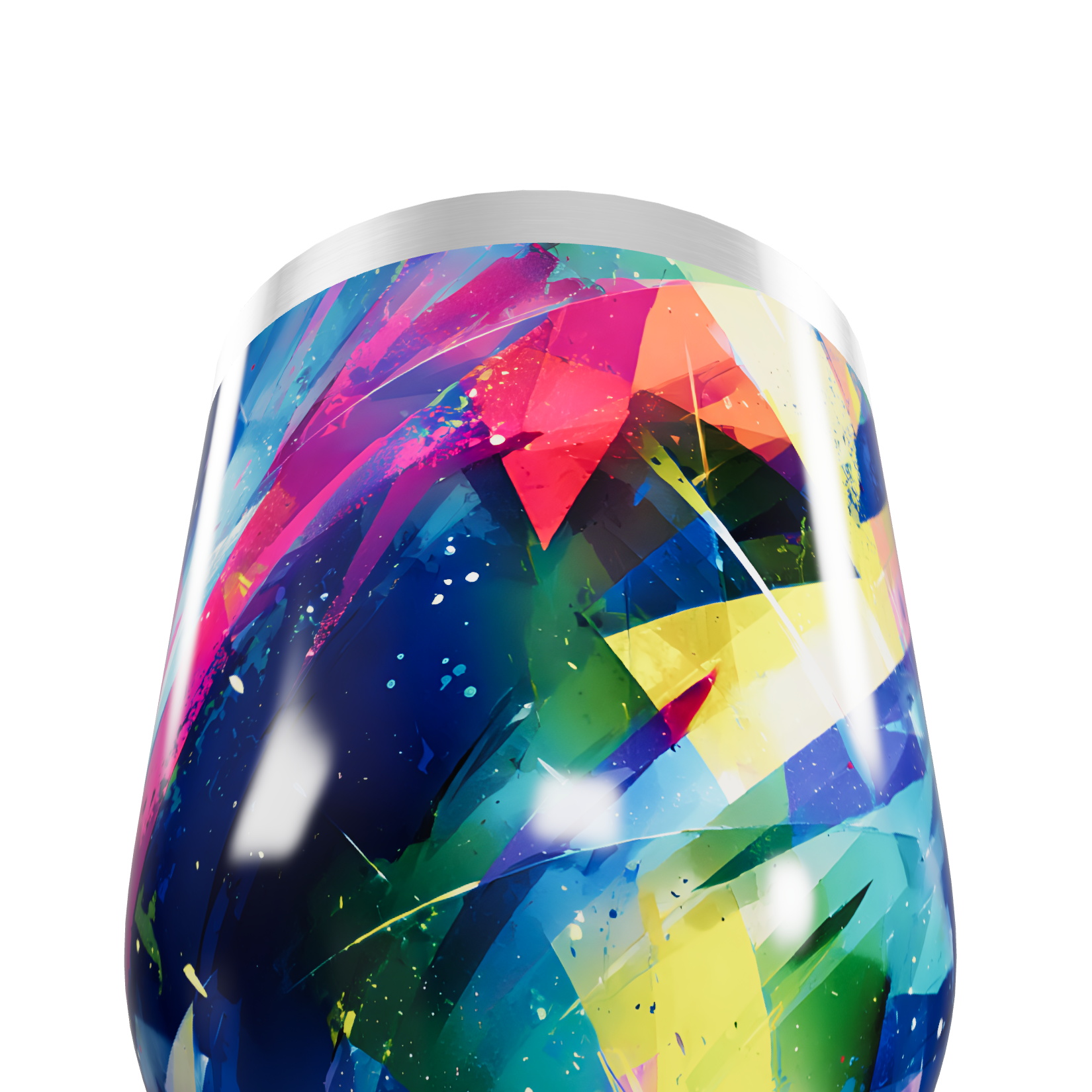 Copo Térmico Slim - Arte Colorida Aço Inox