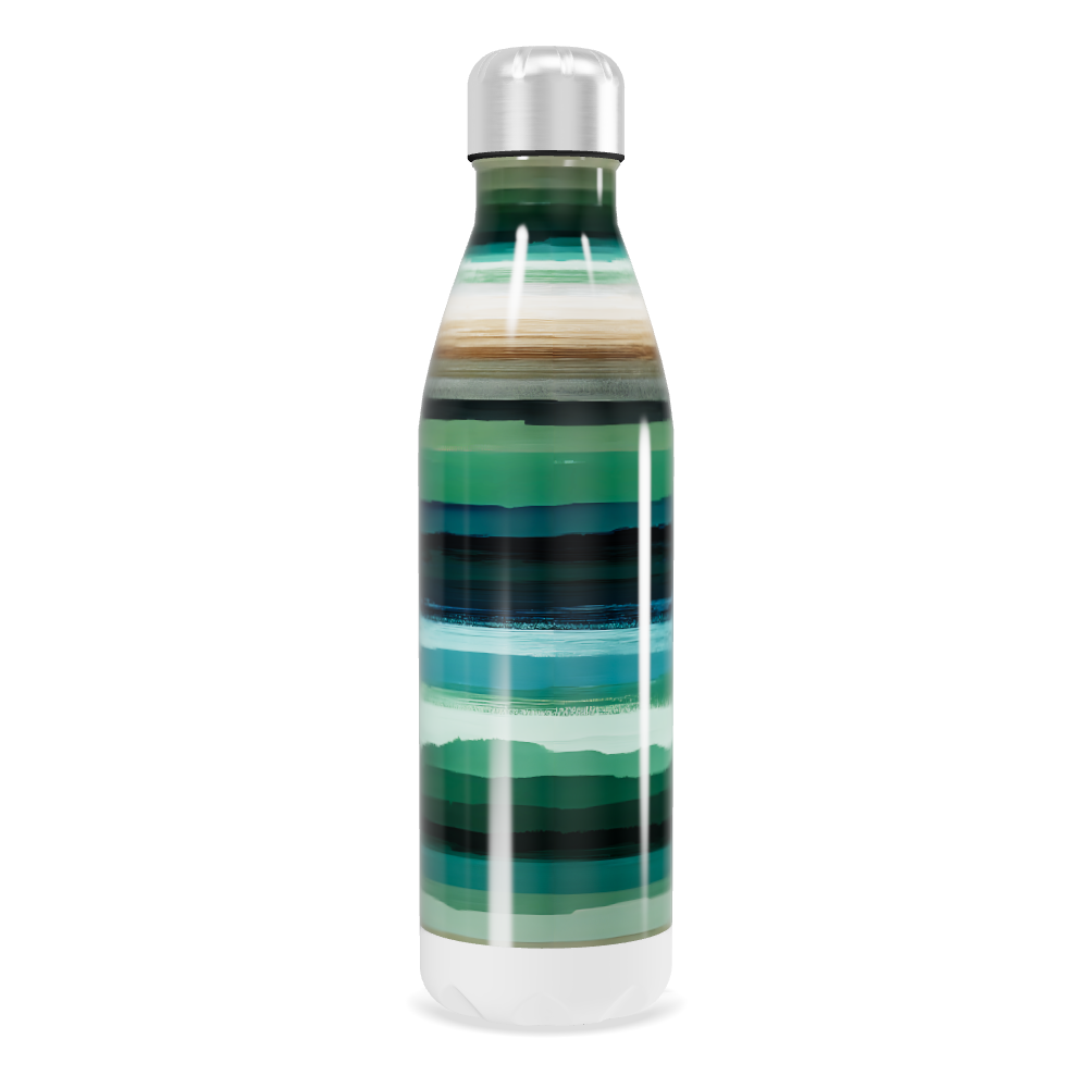Garrafa Inox Listrada Verde Azul