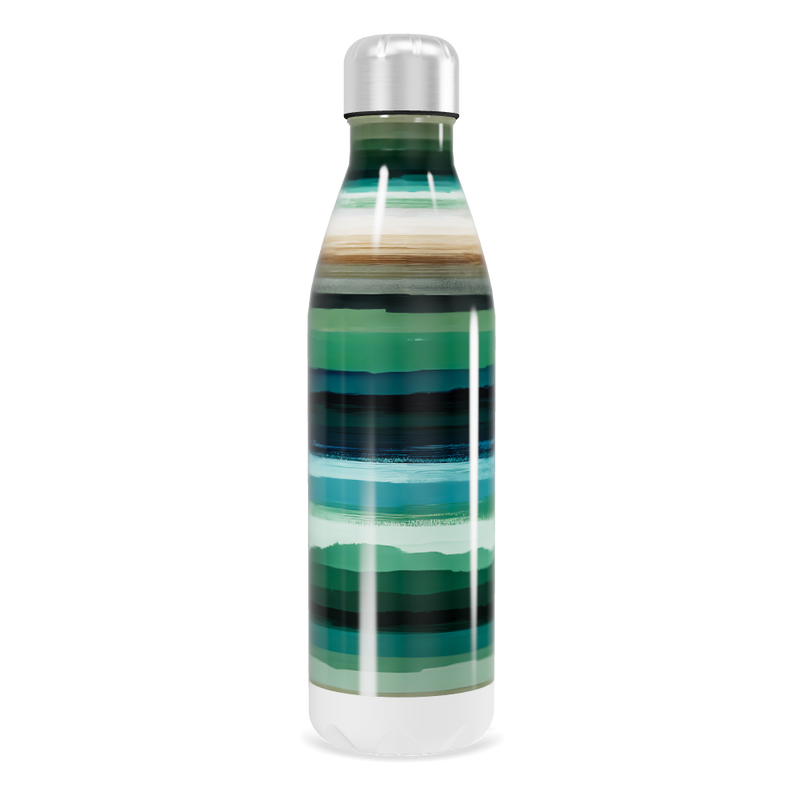 Garrafa Inox Listrada Verde Azul