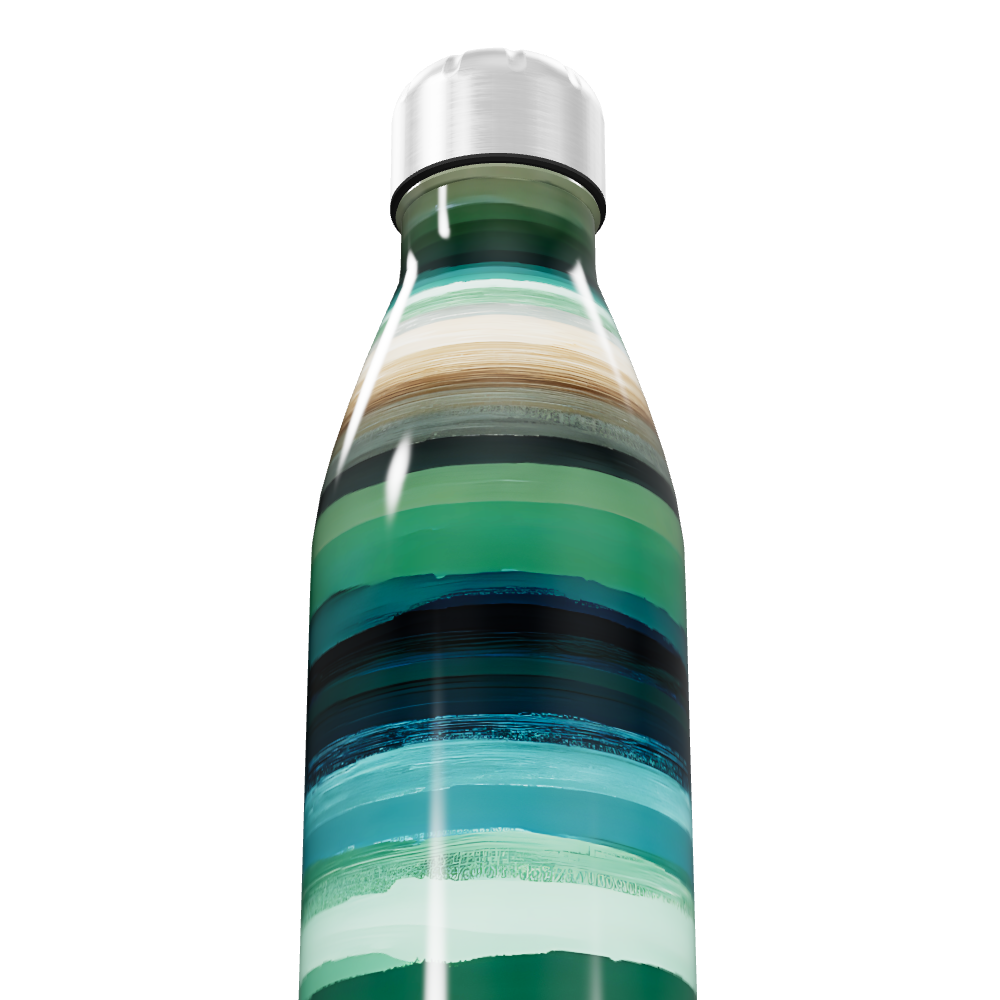 Garrafa Inox Listrada Verde Azul