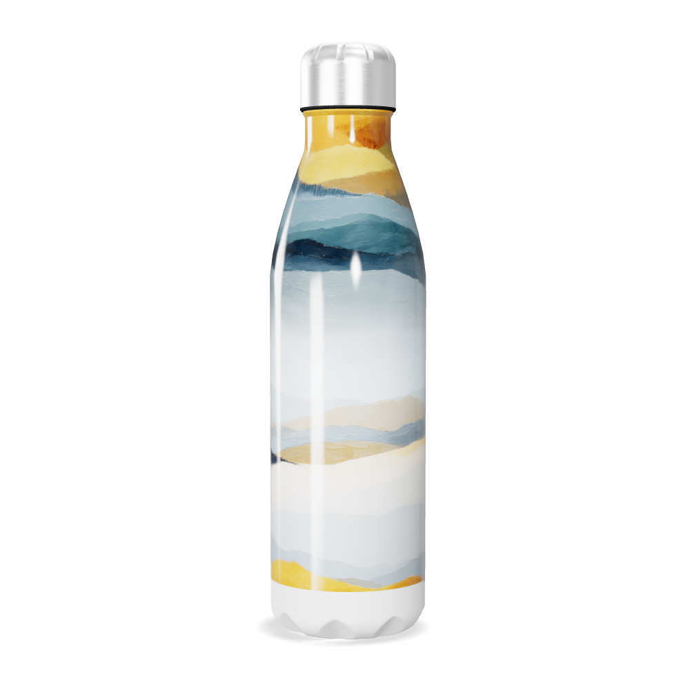 Garrafa Inox - Estampa Colorida Abstrata