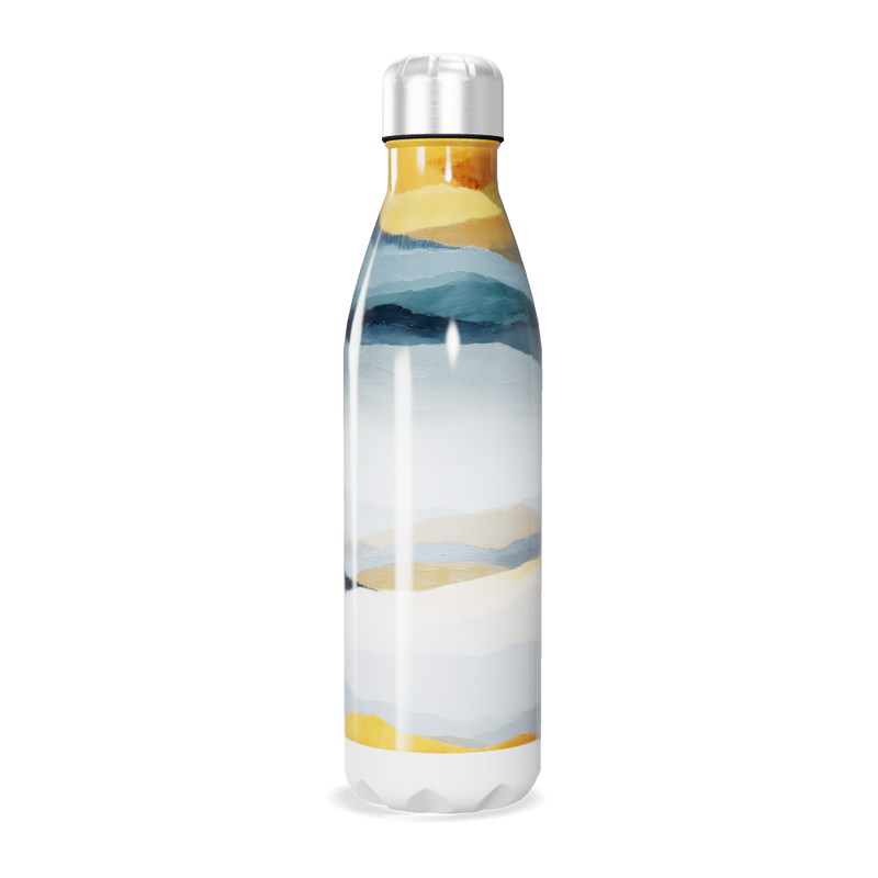 Garrafa Inox - Estampa Colorida Abstrata