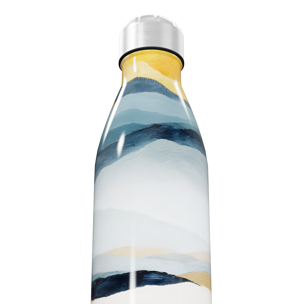 Garrafa Inox - Estampa Colorida Abstrata