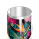 Copo Térmico Slim - Floral Colorido Aço Inox