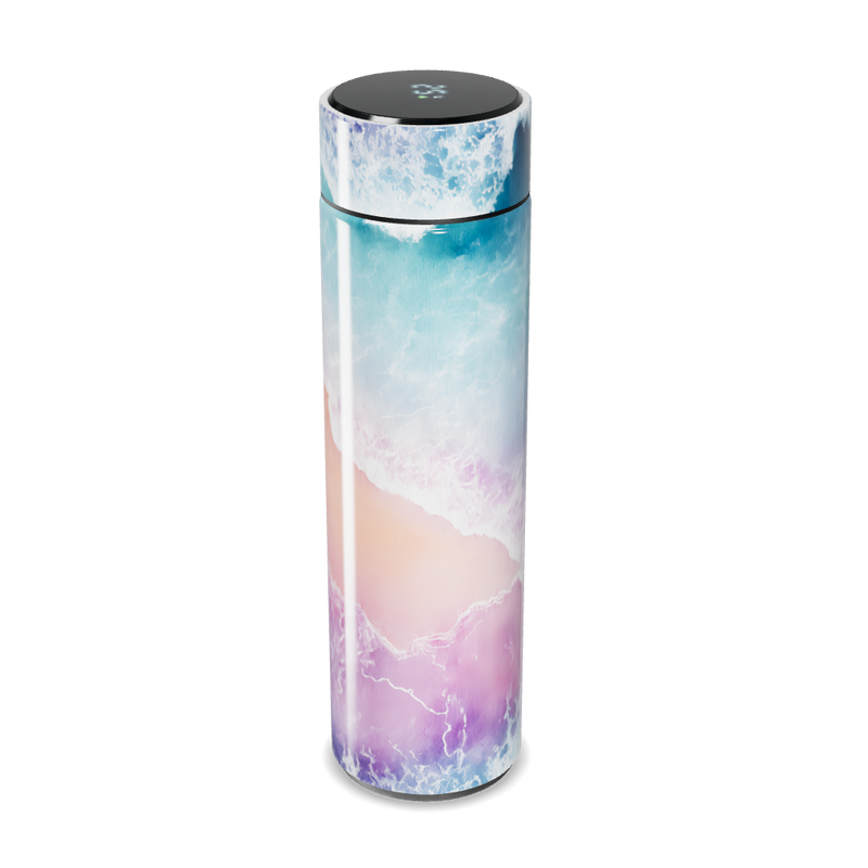 Garrafa Térmica Touch - Estampa Oceano Pastel