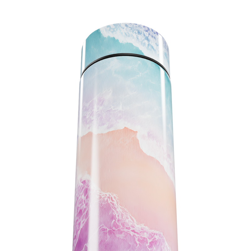 Garrafa Térmica Touch - Estampa Oceano Pastel