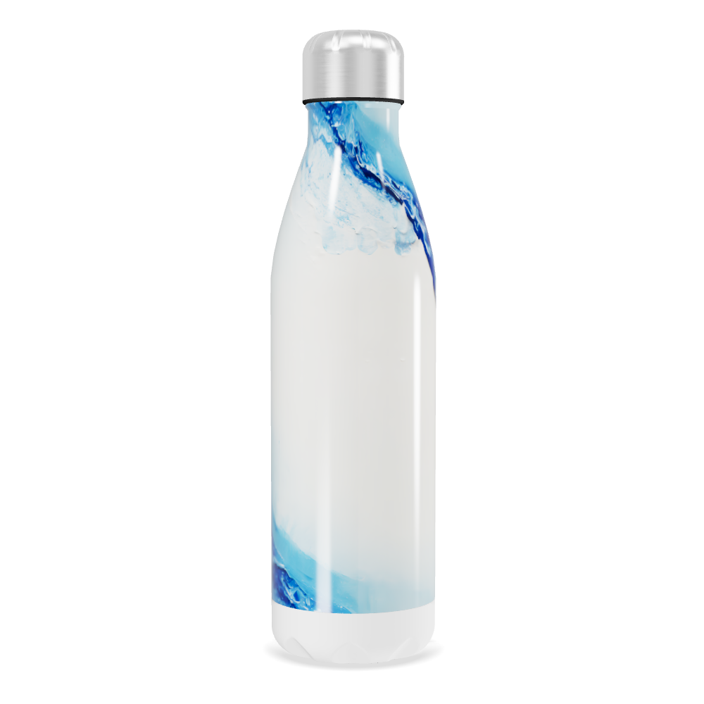 Garrafa Inox Estampa Azul Oceanica