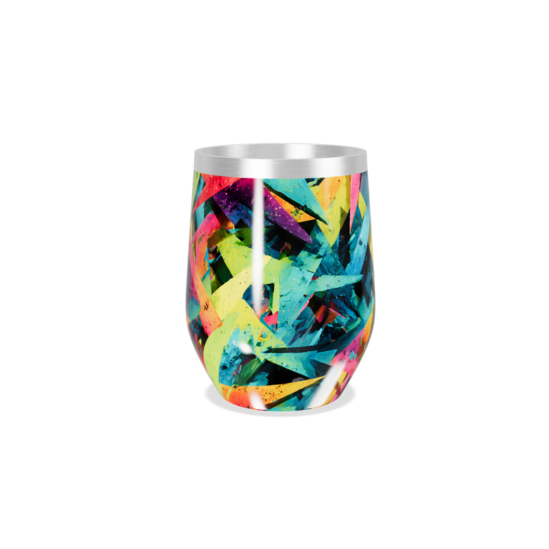 Copo Térmico Slim - Estampado Colorido Inox