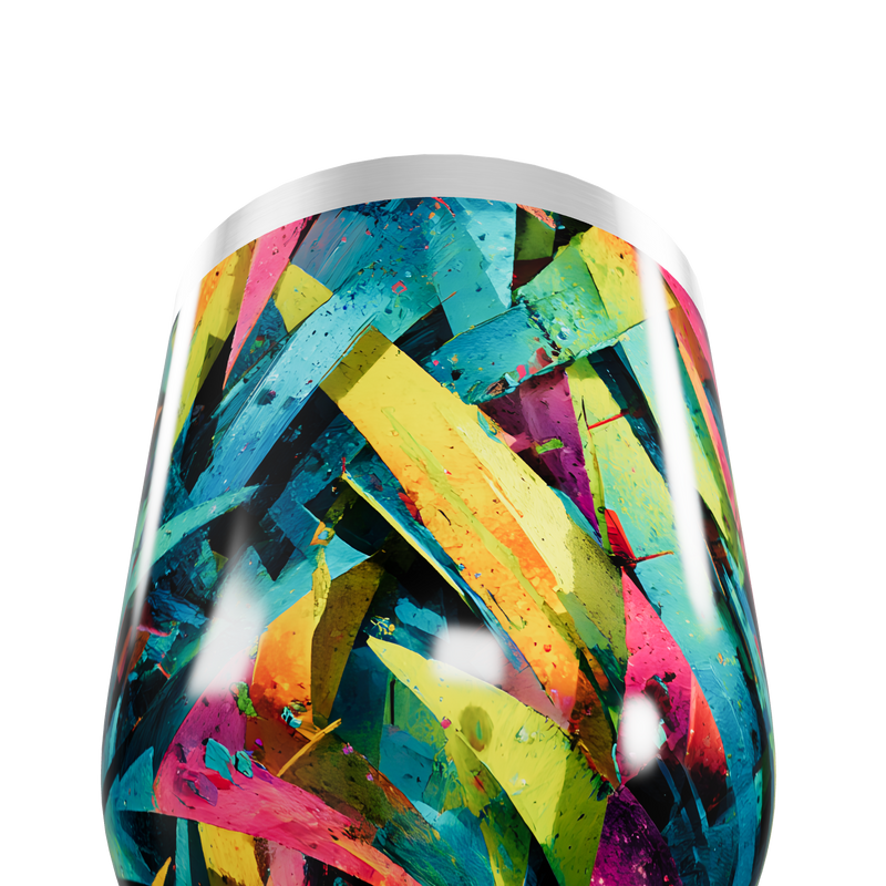 Copo Térmico Slim - Estampado Colorido Inox