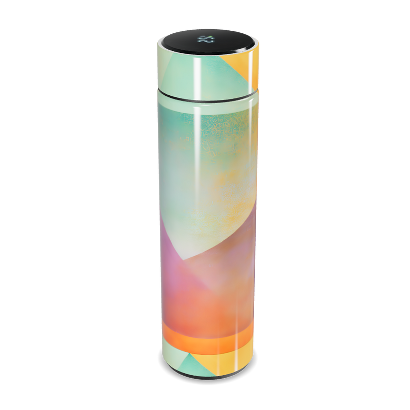 Garrafa Térmica Touch - Colorida com Display Digital