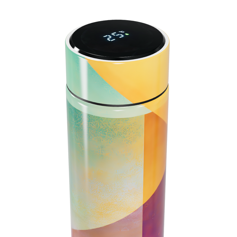 Garrafa Térmica Touch - Colorida com Display Digital