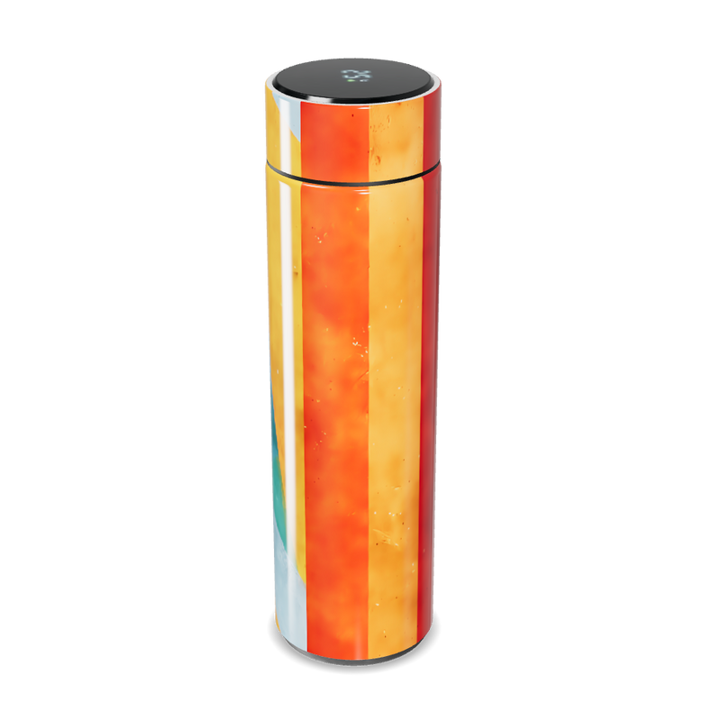 Garrafa Térmica Touch - Colorida com Estampa Geométrica