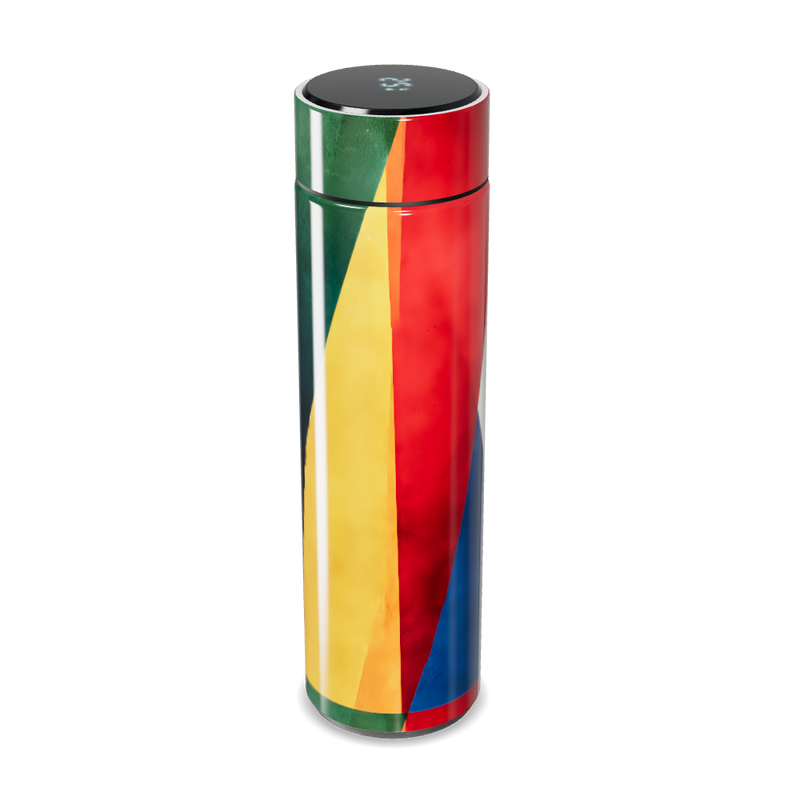 Garrafa Térmica Touch - Azul Verde Amarelo