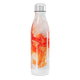 Garrafa Inox - Estampa Marmorizada Laranja