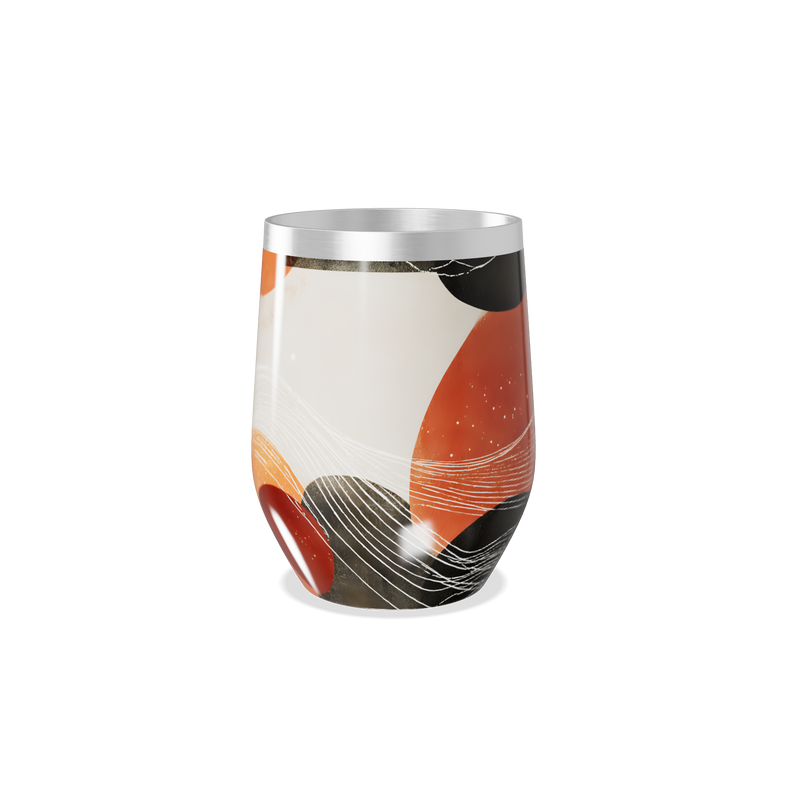 Copo Térmico Slim - Estampa Abstrata Colorida