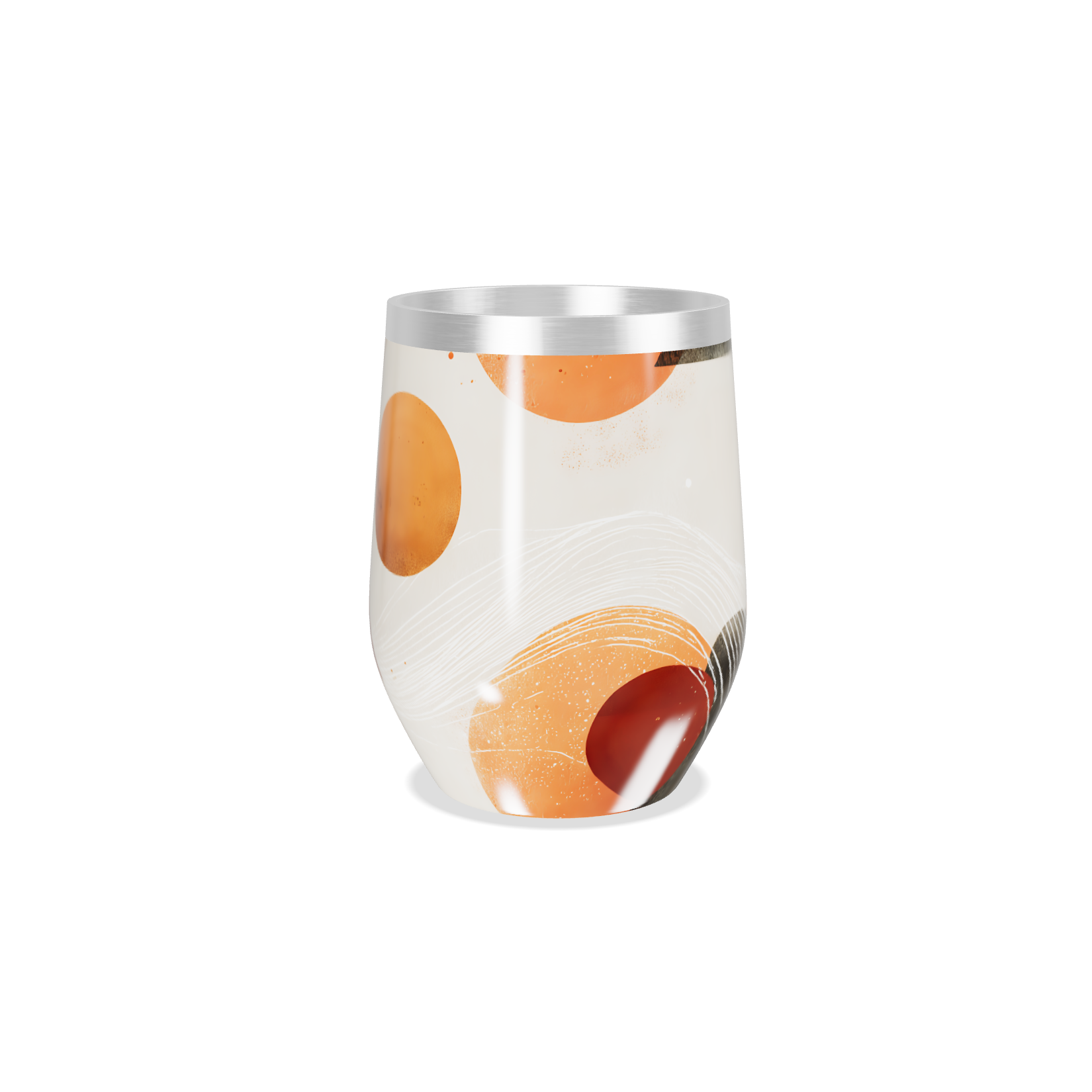 Copo Térmico Slim - Estampa Abstrata Colorida