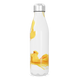 Garrafa Inox - Branca com Estampa Amarela