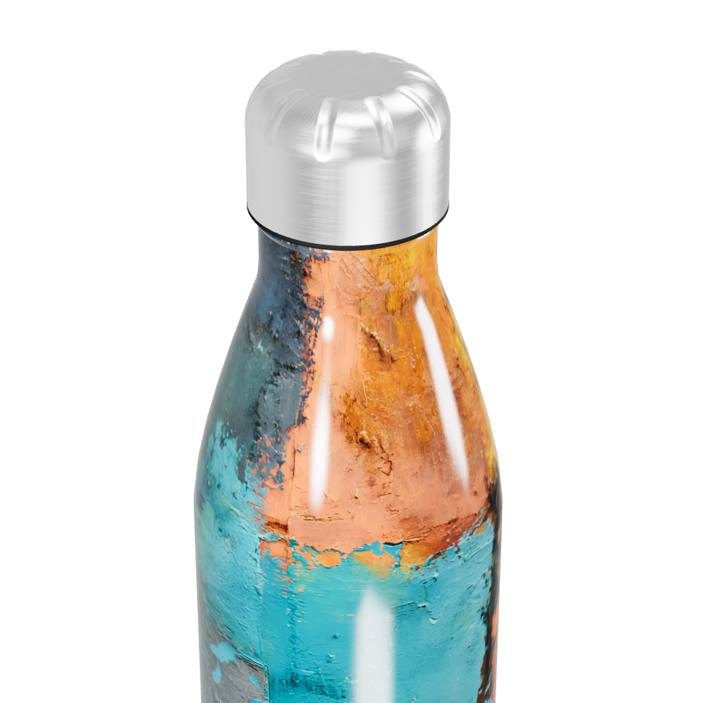 Garrafa Inox - Estampa Colorida Abstrata