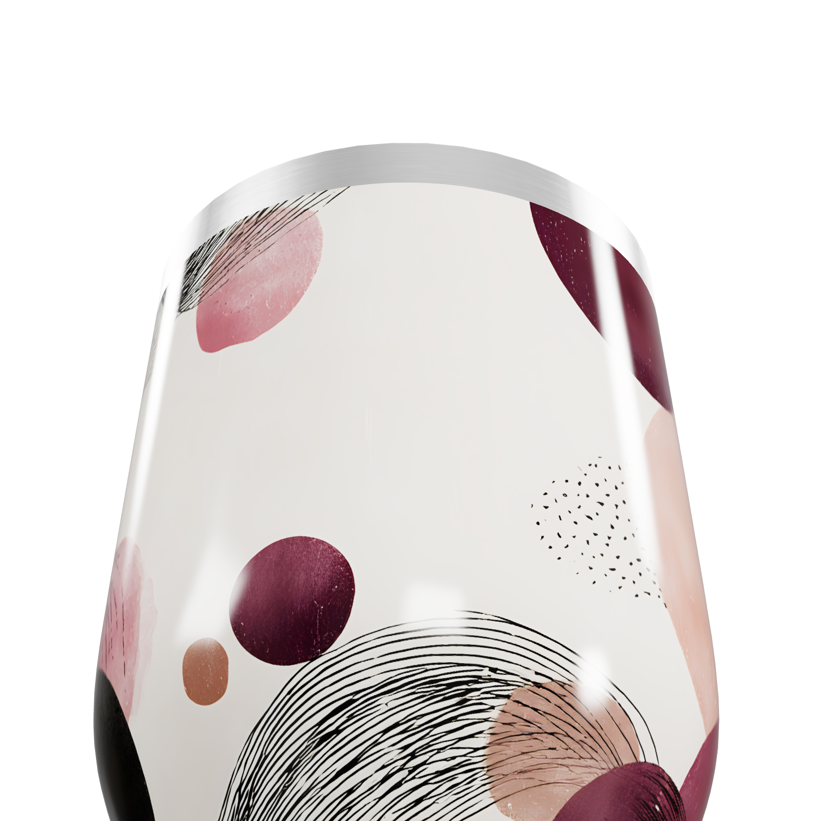 Copo Térmico Slim - Estampa Bolinhas Coloridas