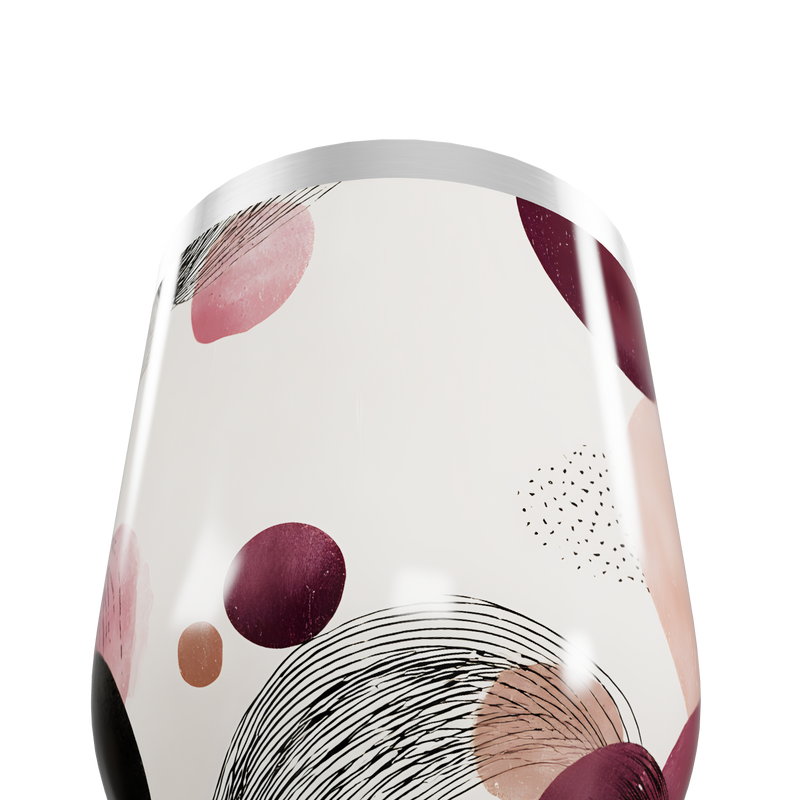 Copo Térmico Slim - Estampa Bolinhas Coloridas