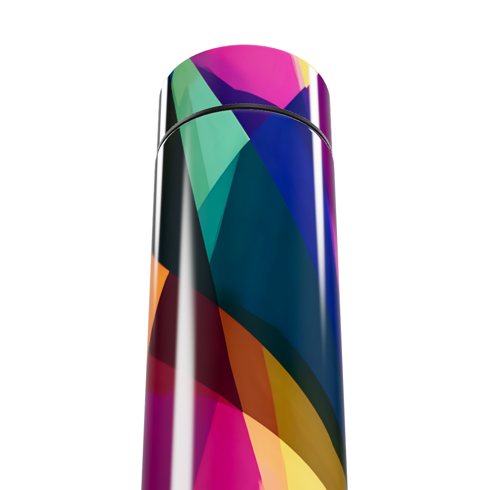 Garrafa Térmica Touch - Estampa Colorida Vidro