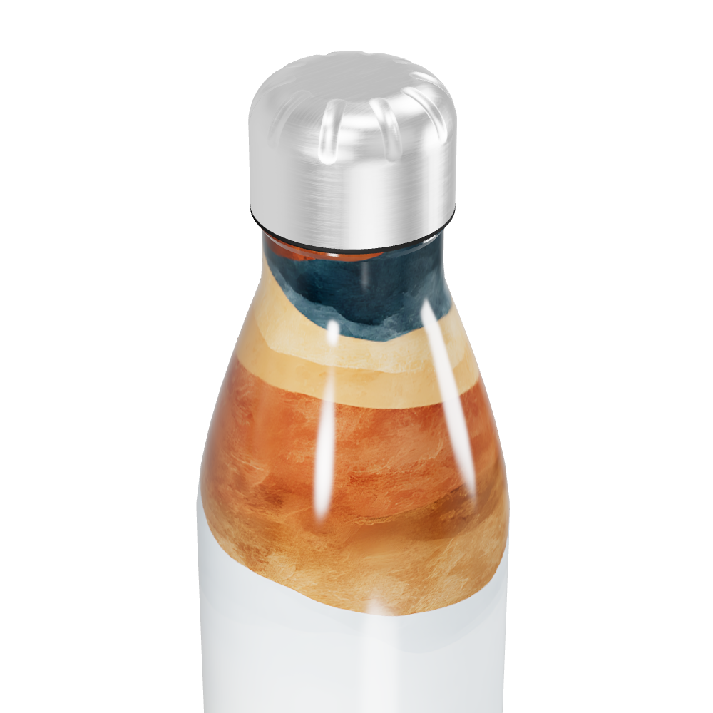 Garrafa Inox - Estampa Paisagem Colorida