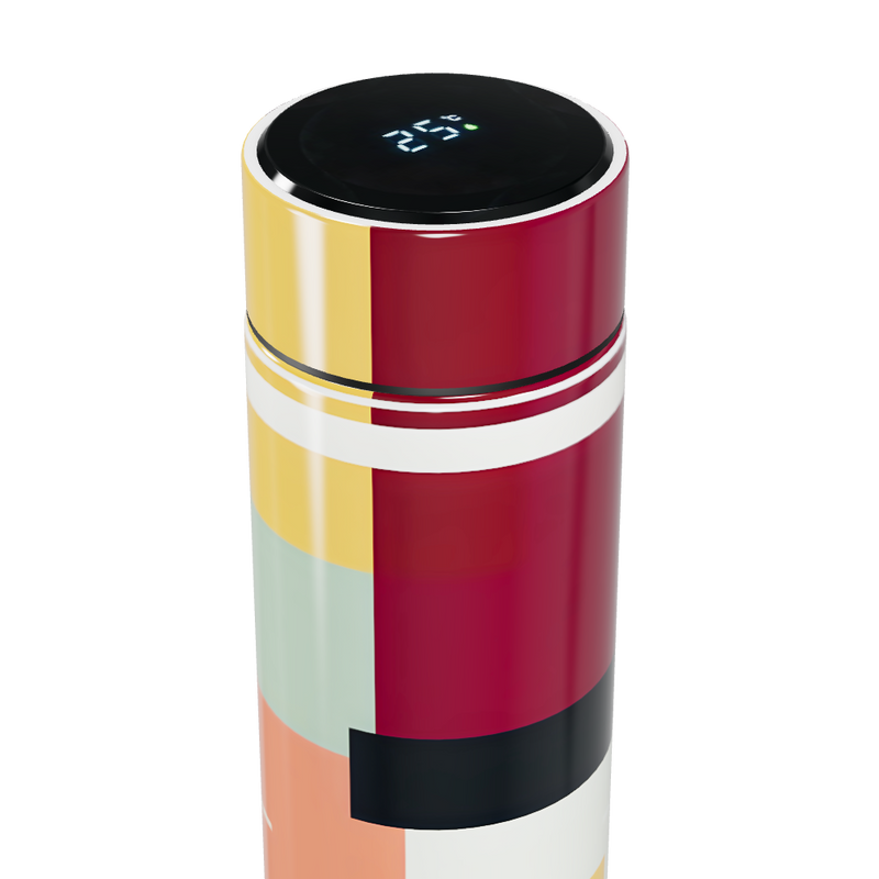 Garrafa Térmica Touch - Multicolorida com Display