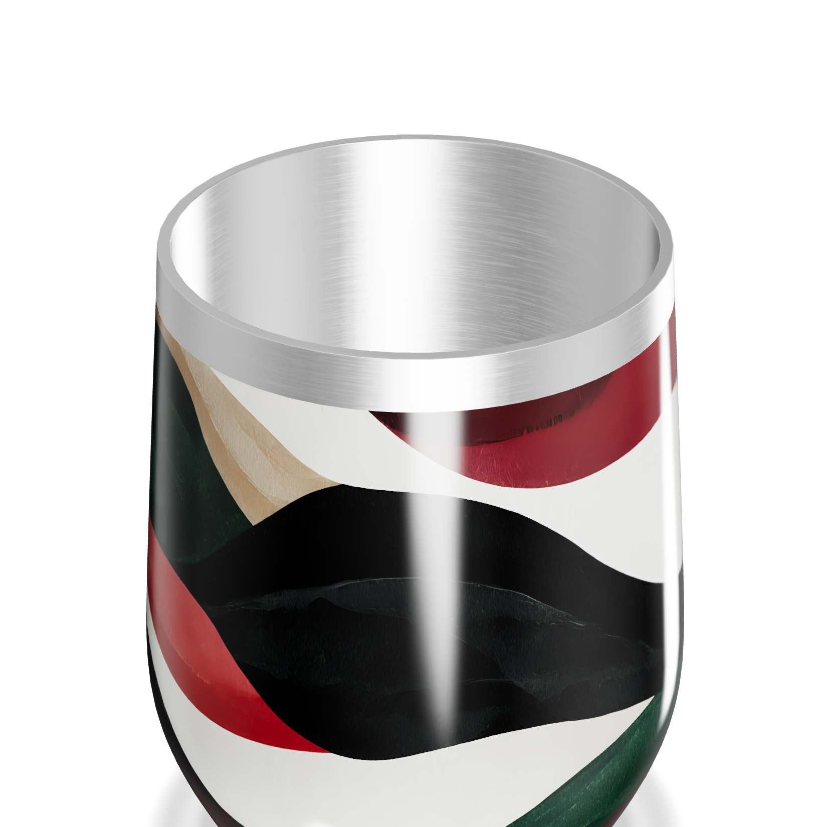 Copo Térmico Slim - Listras Multicoloridas