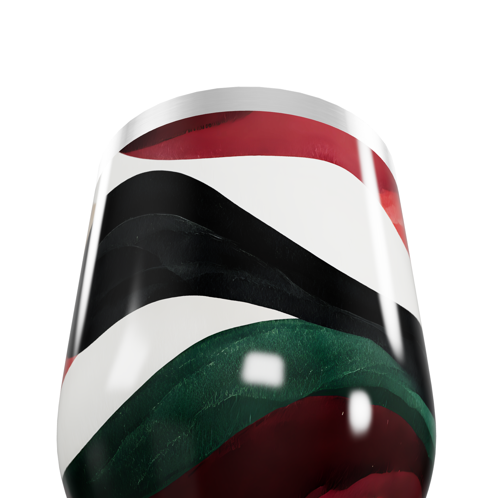 Copo Térmico Slim - Listras Multicoloridas