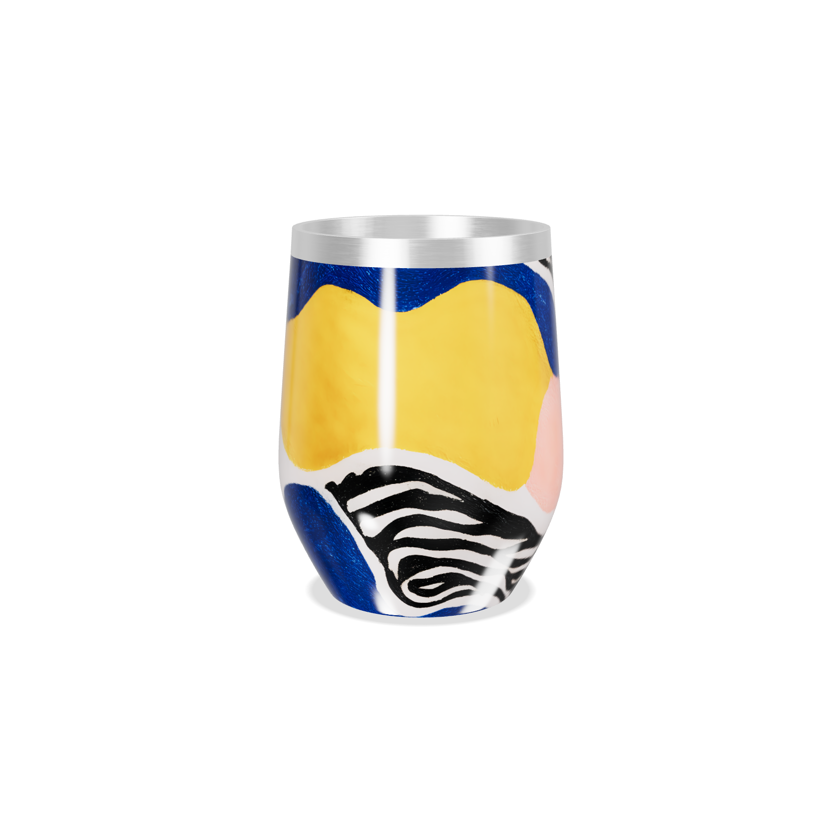 Copo Térmico Slim - Estampa Colorida Moderna