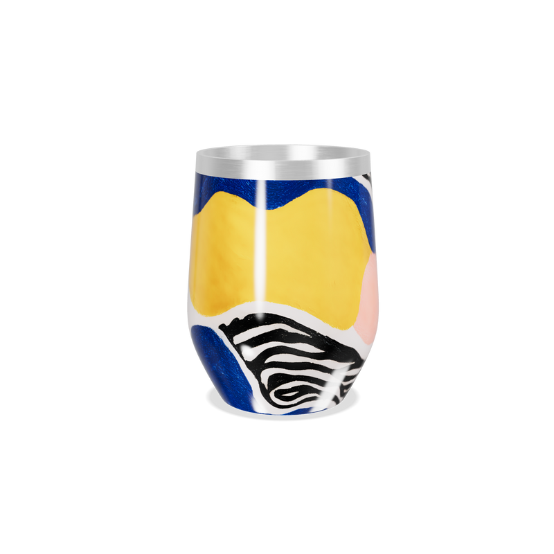 Copo Térmico Slim - Estampa Colorida Moderna