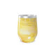 Copo Térmico Slim - Amarelo Pincelado Inox