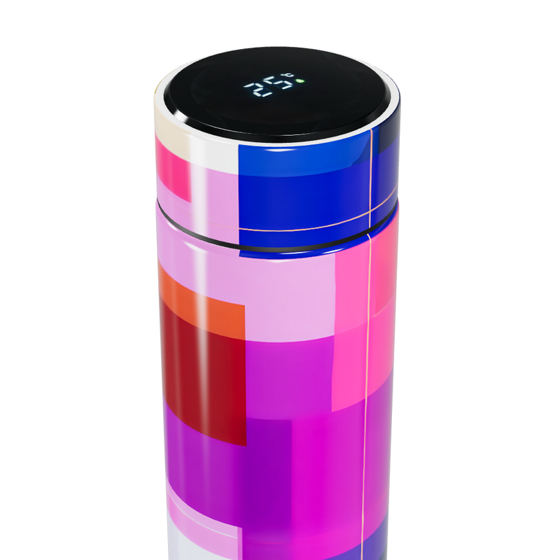 Garrafa Térmica Touch - Estampa Colorida