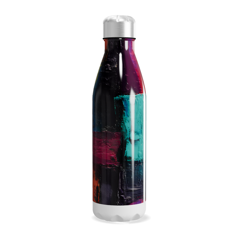 Garrafa Inox - Estampa Colorida Abstrata
