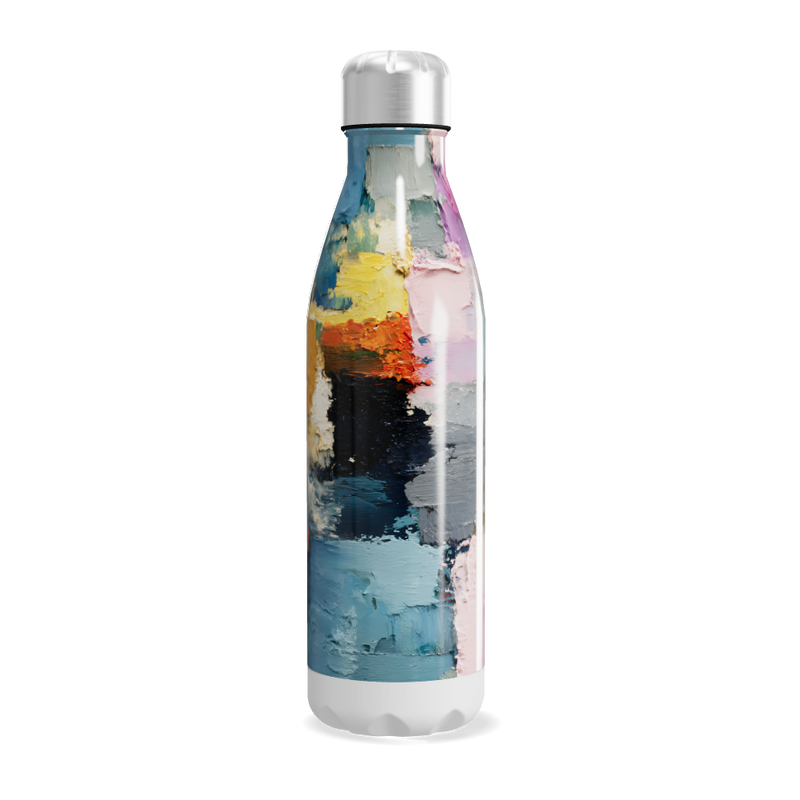 Garrafa Inox - Colorida Pintura Moderna