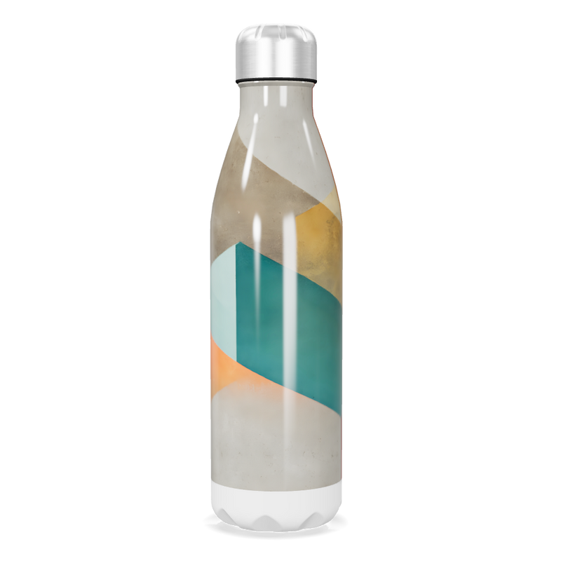Garrafa Inox Estampada - Geométrica Colorida