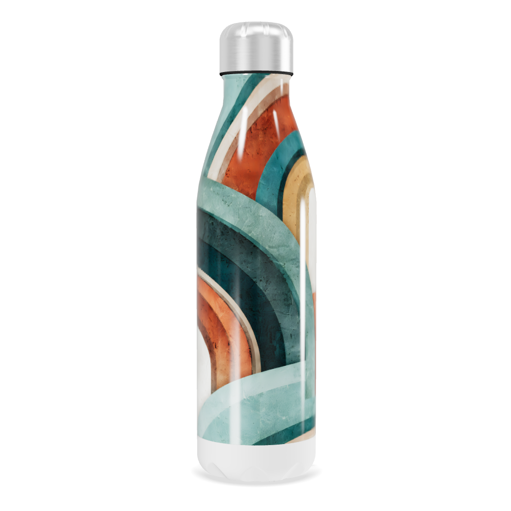 Garrafa Inox - Estampada Multicolorida