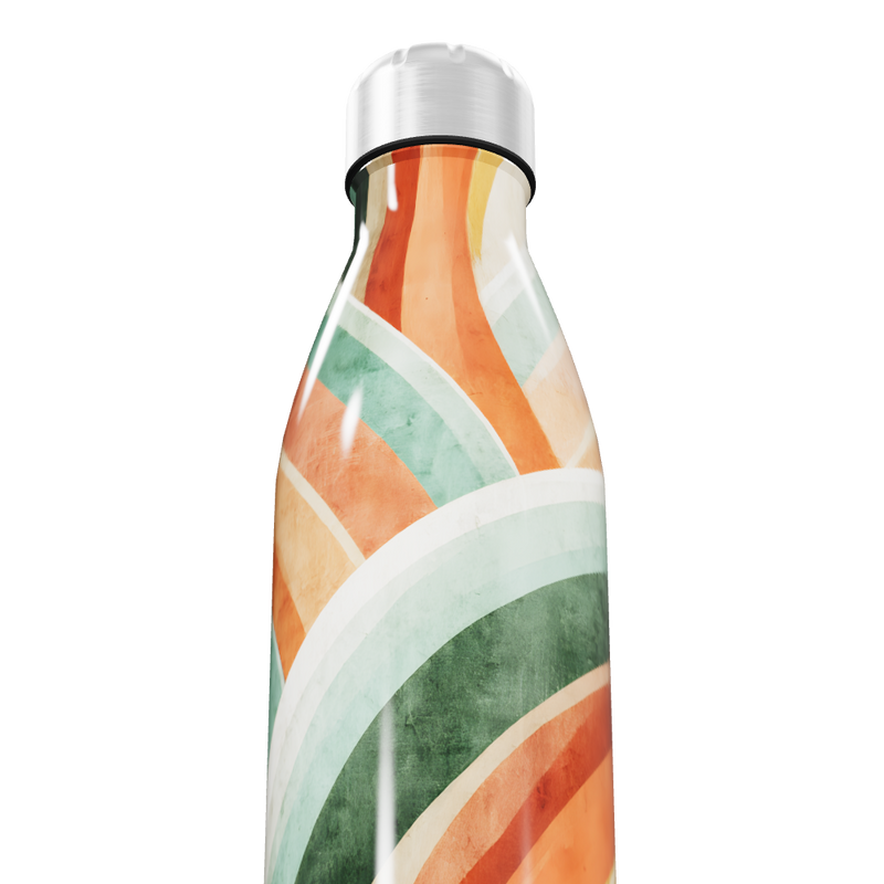 Garrafa Inox - Estampada Multicolorida