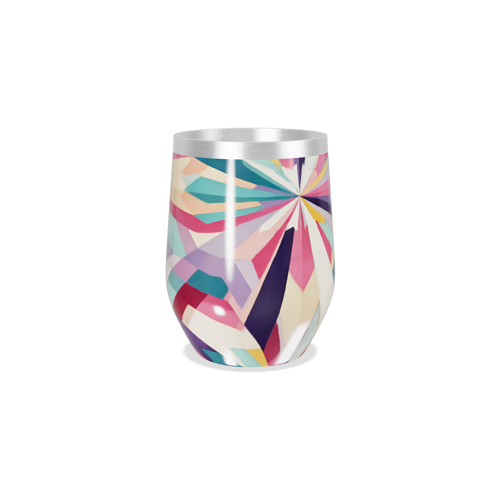 Copo Térmico Slim - Colorido Geométrico