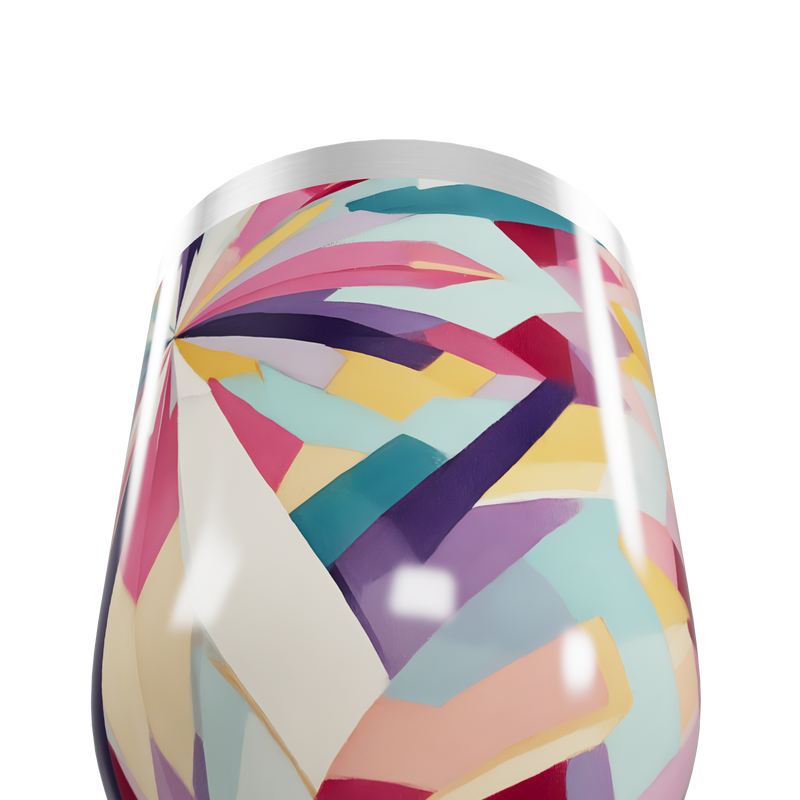 Copo Térmico Slim - Colorido Geométrico