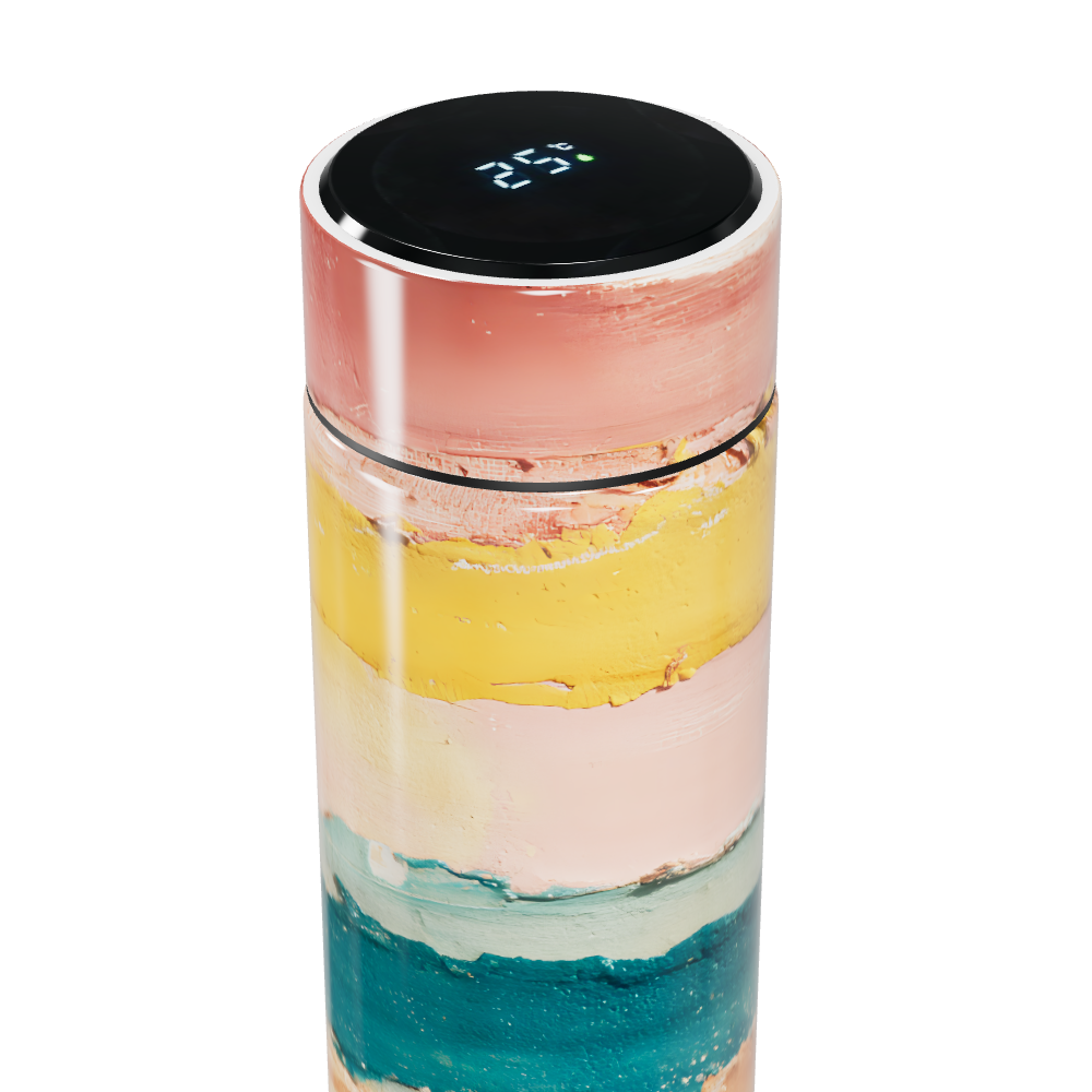 Garrafa Térmica Touch - Multicolorida com Display