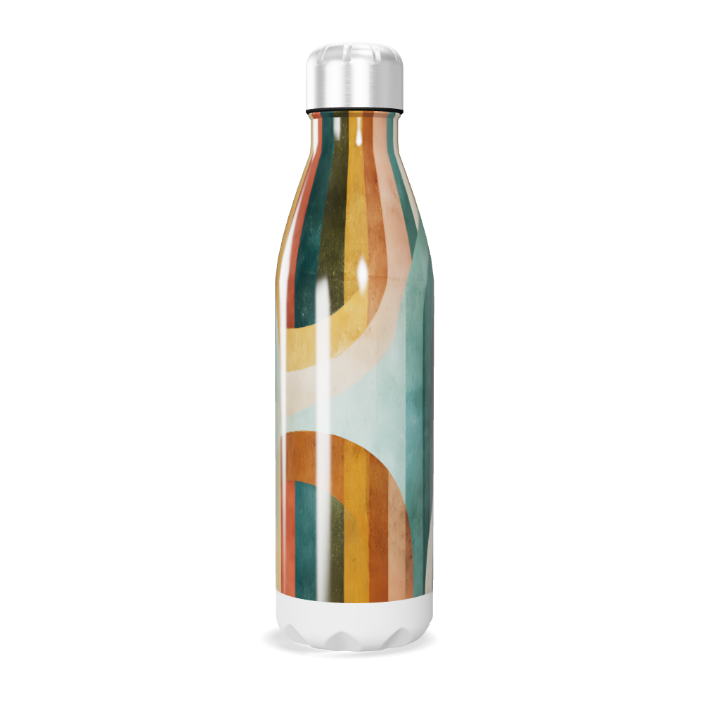 Garrafa Inox - Estampada Multicolorida