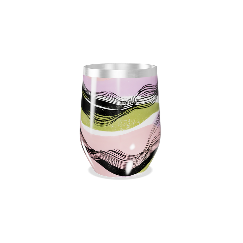 Copo Térmico Slim - Multicolorido Ondulado