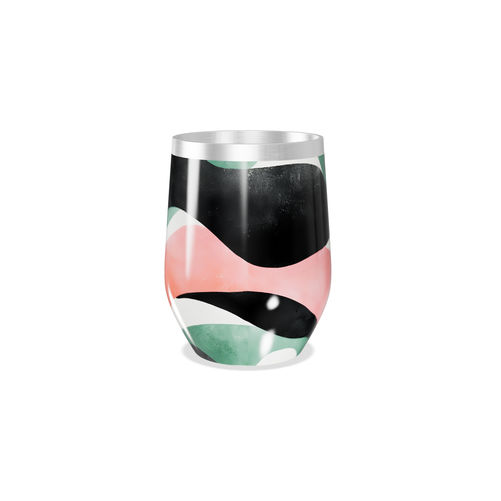 Copo Térmico Slim - Estampa Colorida Aço