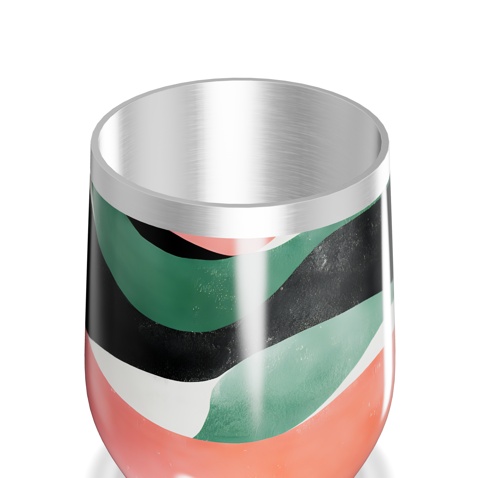 Copo Térmico Slim - Estampa Colorida Aço