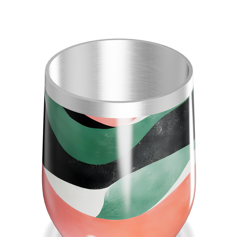 Copo Térmico Slim - Estampa Colorida Aço