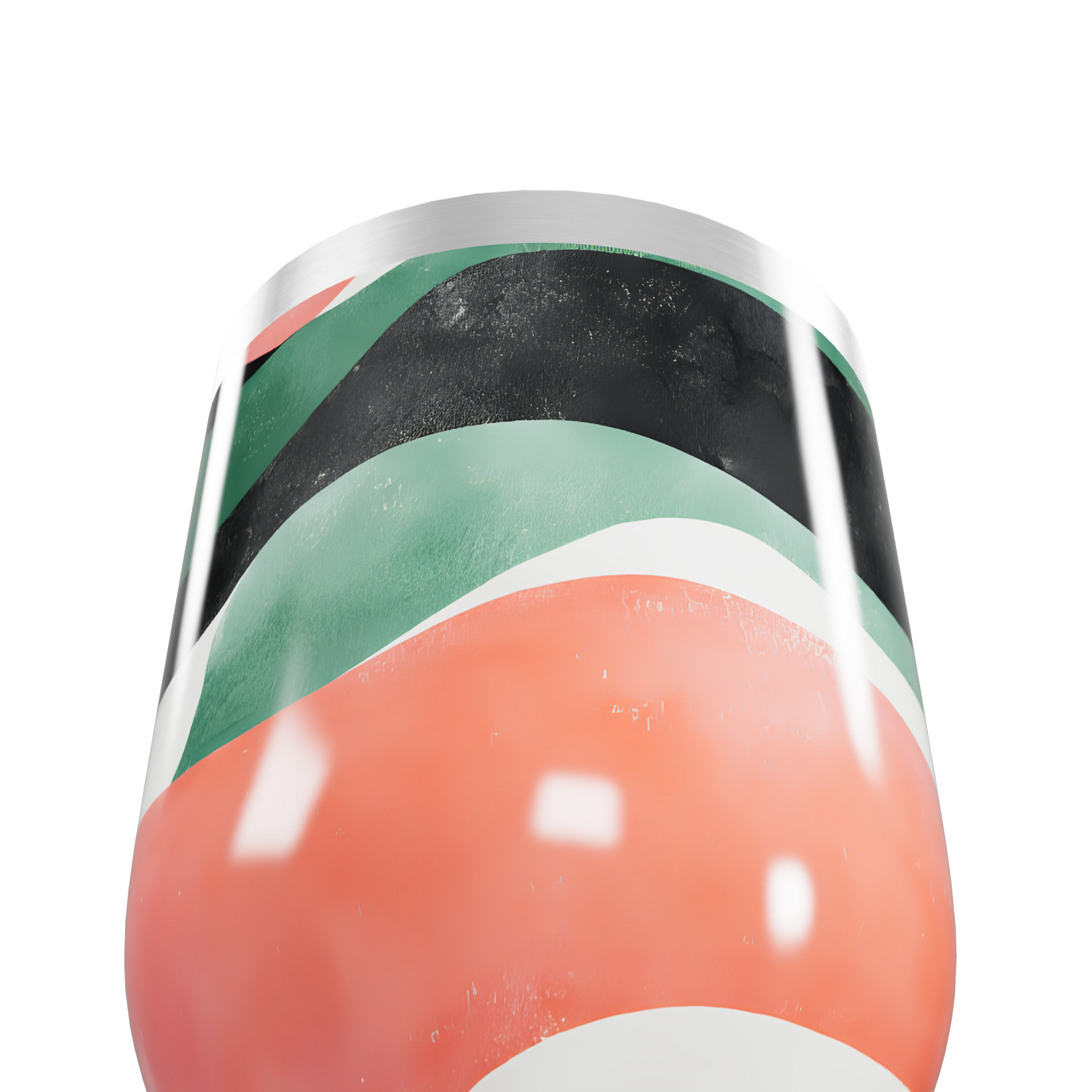 Copo Térmico Slim - Estampa Colorida Aço