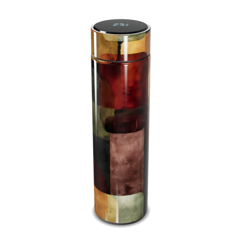 Garrafa Térmica Touch - Estampa Abstrata Colorida